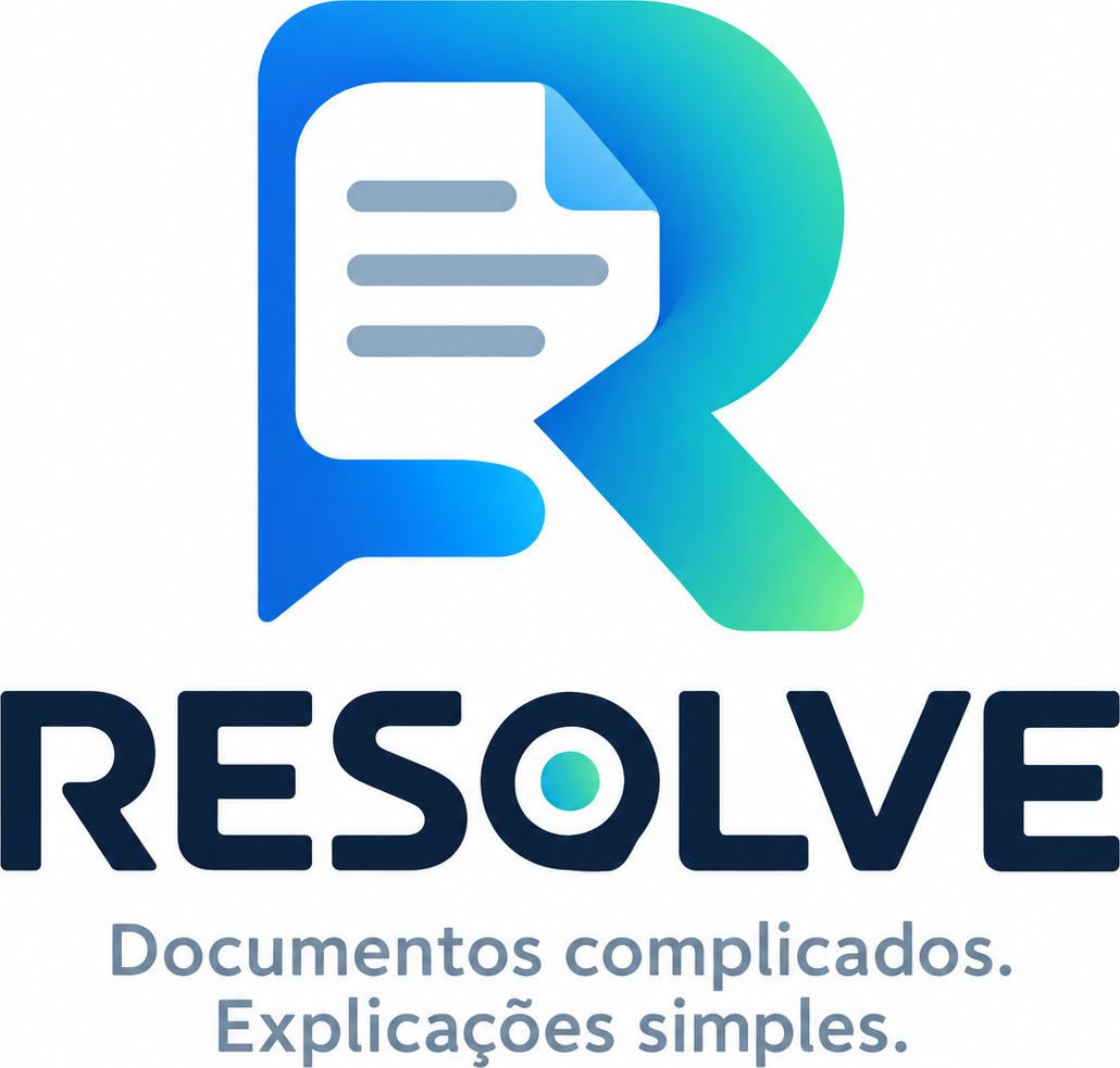 RESOLVE — Documentos complicados. Explicações simples.